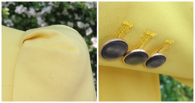 Zara colbert geel details